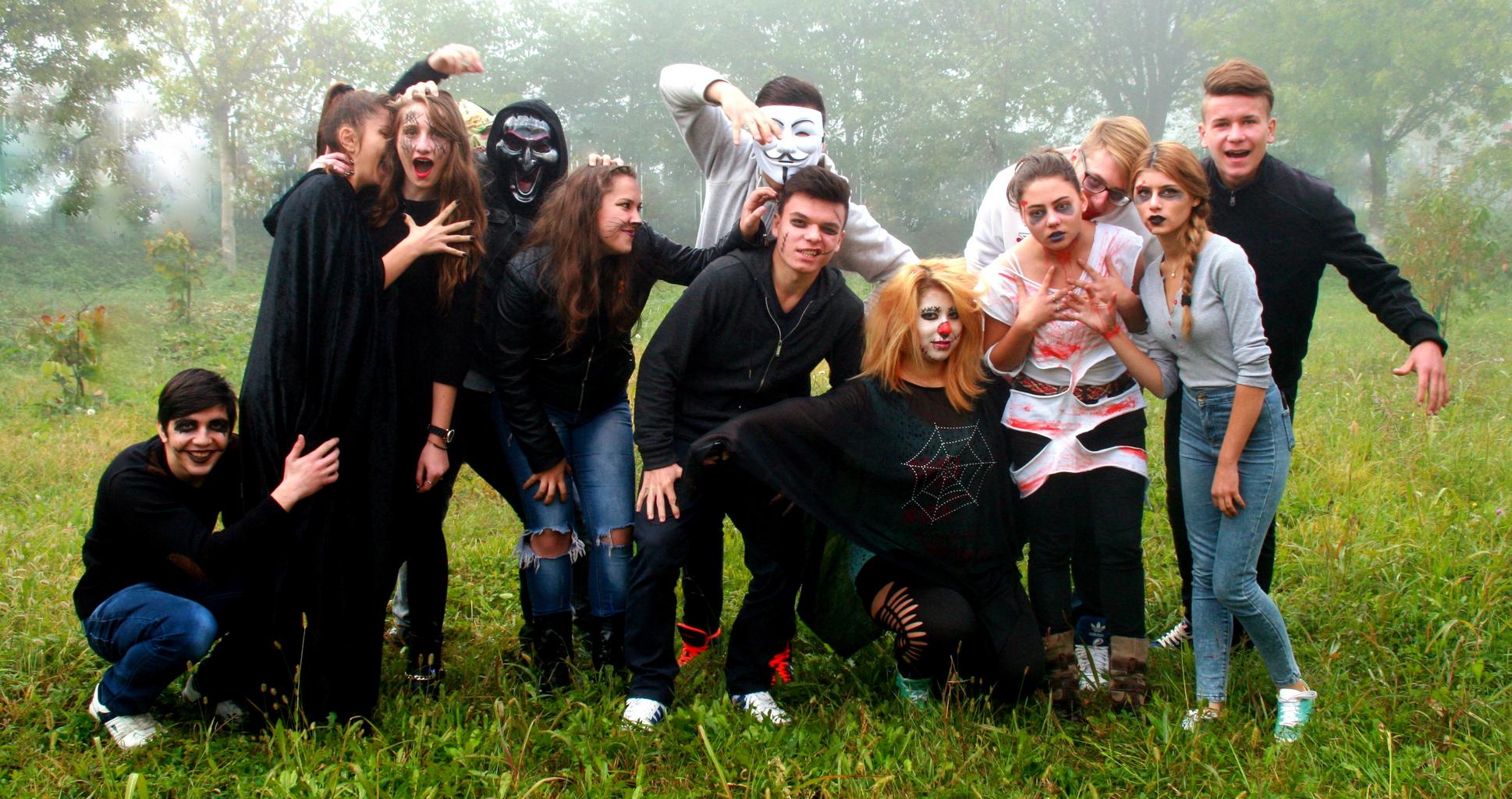 Halloween group horror movie