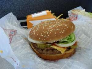 Burger king double cheeseburger