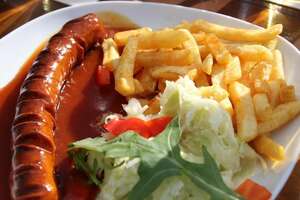 Currywurst french eat french
