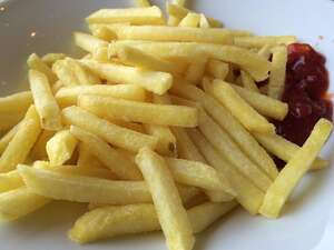 French fries ketchup fast