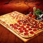 Pizza cheese ham food
