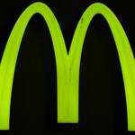 Shield advertising sign neon
