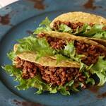 Taco mexican beef food