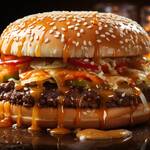 Vecteezy ai generated grilled beef burger fresh cheese tomato on 39616122